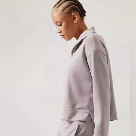 NWT Athleta Seasoft 1/4 Zip Sweatshirt Size 2X - Picture 4 of 8